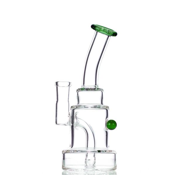 Nuovi mini bong in vetro da 6,5 pollici per narghilè Dab Oil Rigs Accessori per fumatori