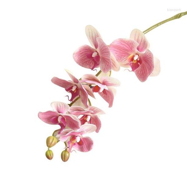 Dekorative Blumen, Blumenschnur, Schmetterling für Zuhause, Hochzeit, Party, Dekoration, 1 Stück, Orchidee, künstliche Rosenköpfe, Hochzeiten