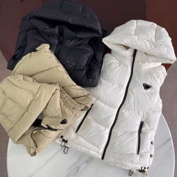 Frauen Westen Jacken Mode Kurzfuhrenweste Langstil Slim Top Reißverschluss Outwear Windbrecher Taschenpocket übergroße Dame warme Schichten S-L