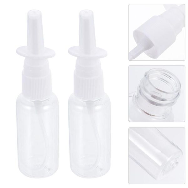 Garrafas de armazenamento Jars 2pcs Tipo Tipo de Spray de bebê Spray Seguro Ferramentas de limpeza de plástico para crianças