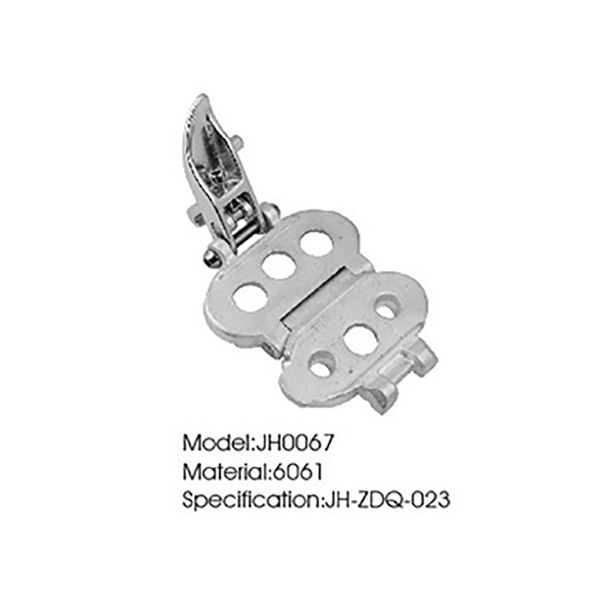 Fahrradordner, Aluminiumlegierung, geschmiedetes Fahrradzubehör, selbstsichernder Ein-Knopf-Ordner