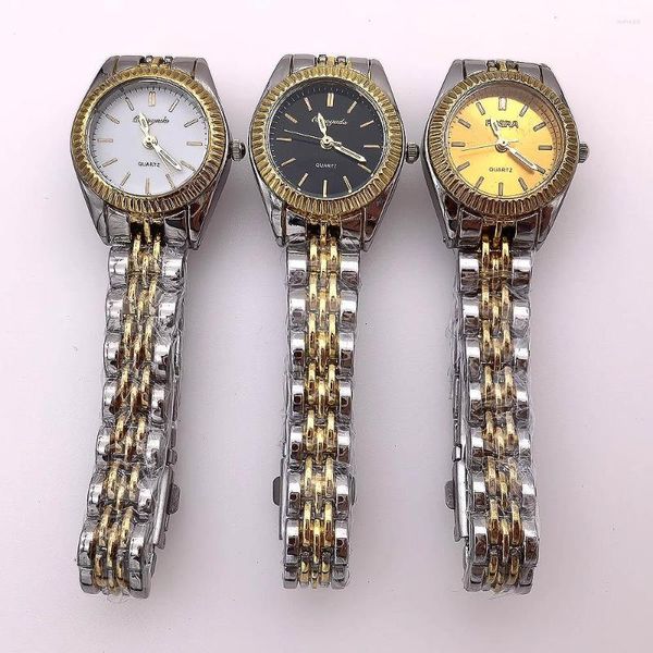 Relógios de pulso 10pcs/lots mixed watches Gold women bracelete moda mulher assistir vestido casual lúdio