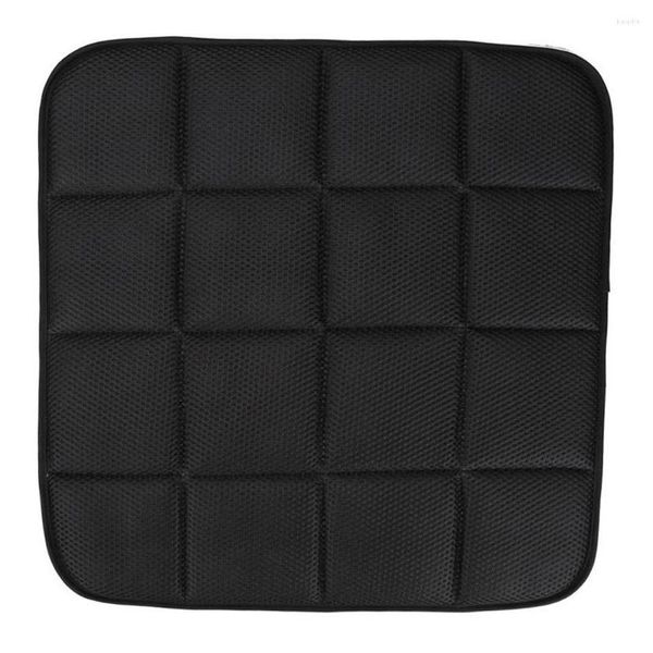 Capas de assento de carro 42 x Cushion de carvão de bambu de bambu (preto)