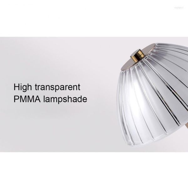 Lampade da tavolo Luce d'atmosfera a LED Basso consumo energetico Luci notturne dimmerabili continue Touch Control Lampada di cristallo calda