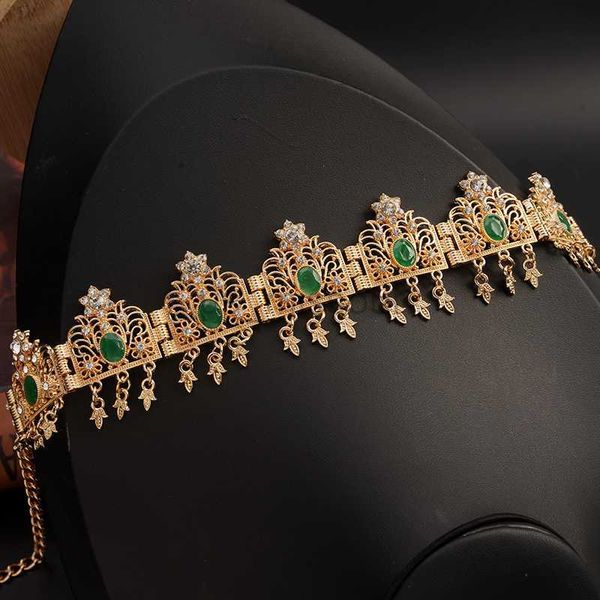 Altri accessori di moda Nuovi gioielli da sposa da donna marocchina Gioielli per capelli da sposa Corona da donna algerina Regalo da damigella d'onore Accessori per capelli in metallo J230525