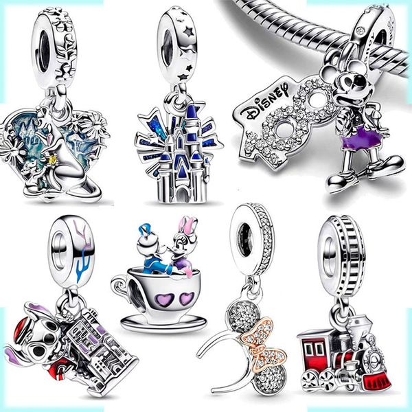 2023 neue 925 Sterling Silber Pandoras bezaubernde und niedliche Anime-Charakter-Anhänger-Perlen, geeignet für primitive Damenarmbänder, DIY-Modeschmuck, Geschenk