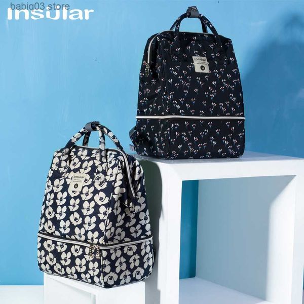 Bolsas de fraldas carrinho de fraldas de maternidade Mamãe, grande capacidade de viagem para bebês mochila mamã