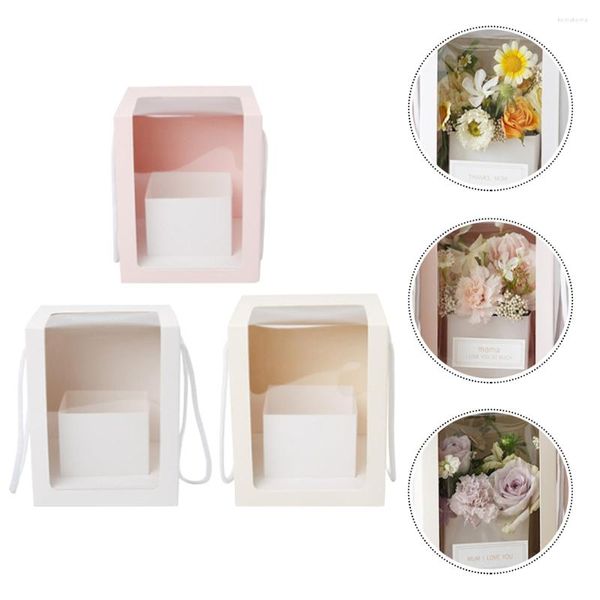 Bolsas de bouquê de Bouquet Clear Box Pcs Bolet