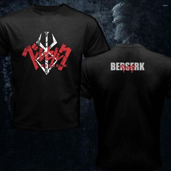 Мужские футболки Berserk Mits Manga Anime Scar Tattoo Symbol Band из футболки Hawk