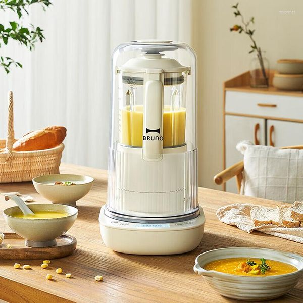 Blender Bruno Light Sound Gıda Mikseri 1200ml Ev Çok İşlevli Soya Yapımcısı Mutfak için Mükemmel