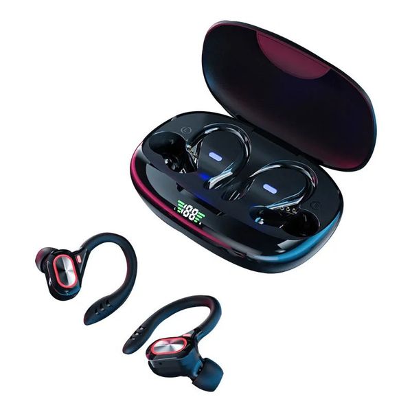 S730 Drahtlose Kopfhörer Ohrbügel Bluetooth 5,0 Ohrhörer TWS Hifi Kopfhörer Gaming Touch Control Sport Headset Digitale Power Display