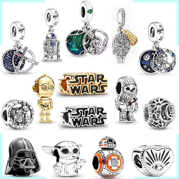 925 STERLING Gümüş Pandora Shangle Charm Planet Serisi Boncuklar DIY bayanlar için uygun Mücevherat Yapan Mücevher Ücretsiz Teslimat