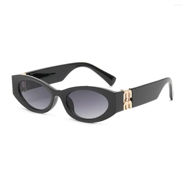 Sonnenbrille, niedlich, oval, modisch, für Damen, stilvoll, Damenbrille, Glamour, Designer-Farbtöne, Farbverlauf, UV400