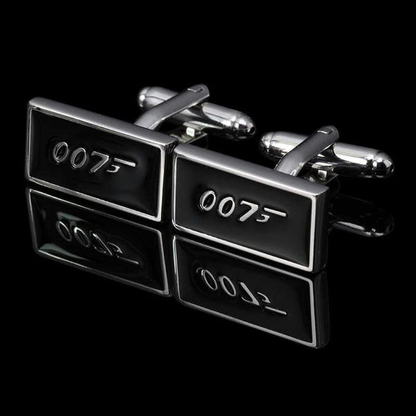 Cuff Links C-man Luxury Black 007 Jewel Cirl