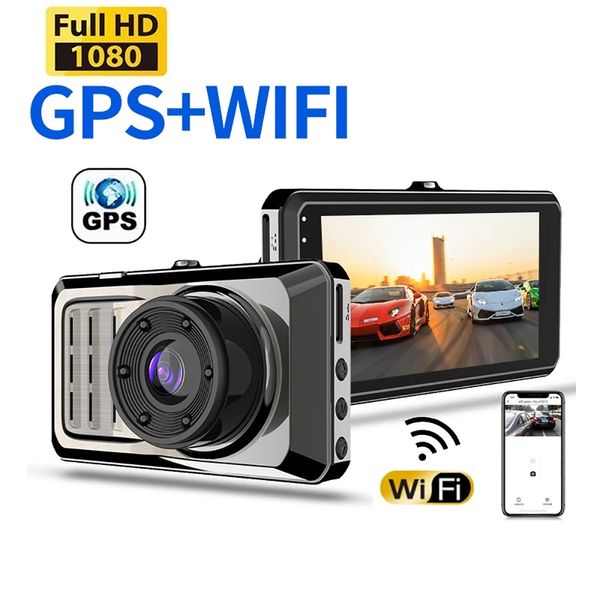 Carro dvr wifi full hd 1080p pash came came traseiro espelho de câmera video video video notur vision camcam gps monitor de estacionamento caixa preta caixa