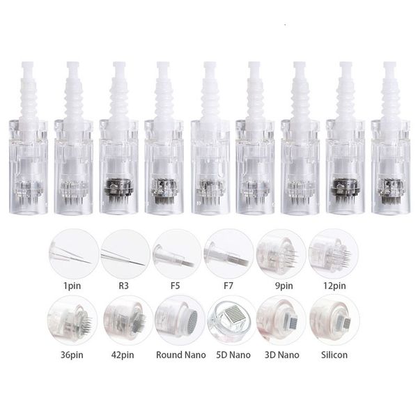 Tattoo-Nadeln 1005015 PC-Kartusche DrPen Derma Skin Care R 13F57912243642 Pin Nano Tip Bulk Price Microneedle 230525