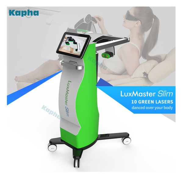 Формирование тела лазер Emerald Luxmaster 10D Сканирование Slimming Machine Lllt