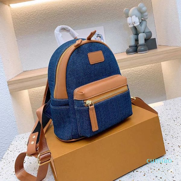 2023-Canvas Designer Backpacks Bag Back Designers Back Pack Bookbags 4 Tamanho Bolsa de designer Moda de grande capacidade Pacote traseiro