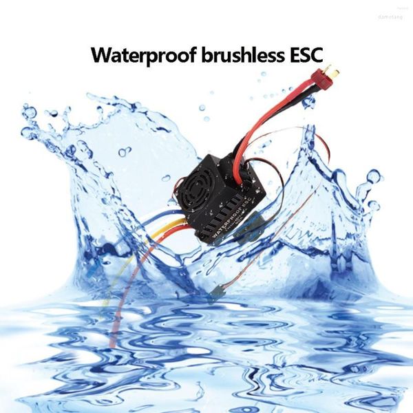 Digitalkameras Elektrisches wasserdichtes Geschwindigkeitsauto für 1/10 RC ESC Bürstenloser Controller mit BEC 60A PO