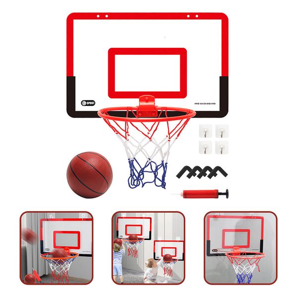 Bälle Basketball Kinder Hoop Mini Spiel Indoor Rackchildrenfavor Wand Shootingboard Rahmen Ständer Hebekorb Bad Weihnachtsfeier 230525