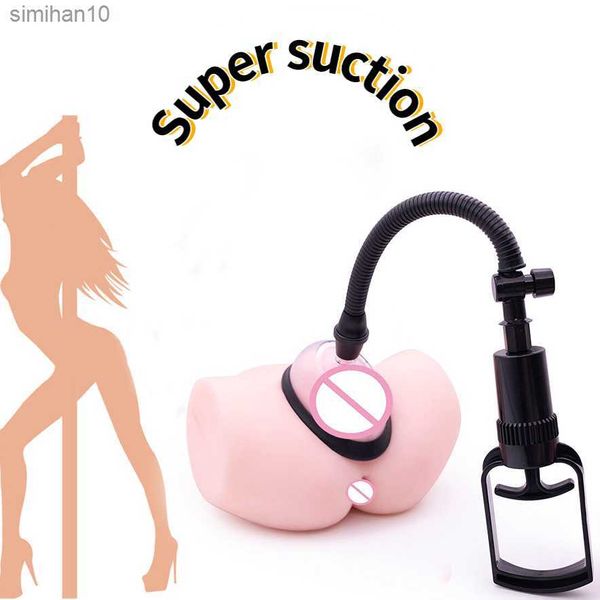 Dildos/Dongs Sexspielzeug für Männer Frauen Masturbator Vergrößerung Verzögerung Dauerhafter Massagering Penispumpe Extender Vakuumpumpe Penis L230518