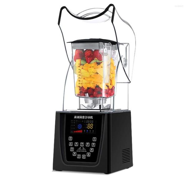 Spremiagrumi Smoothie Blender Machine Commerciale 2L Ice Crusher Mixer Basso rumore Elettrico domestico 1 Set di pezzi di ricambio gratuiti Smoothie multifunzionale