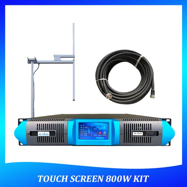 Touch screen Trasmettitore FM 800W per stazione radio