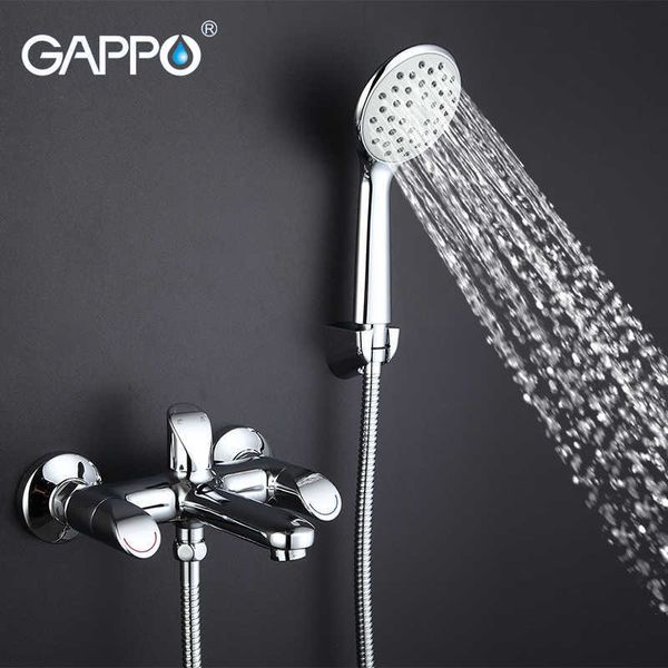 Bathrows Softs Gappo Banheiro Bathtub Torneira de banheira com torneira de água de água montada na parede de chuveiro Torneira de água quente de água quente Taps de água quente G230525