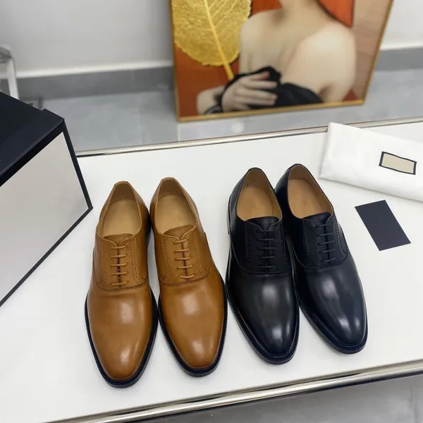 Büyük boy 6-11 lüks oxfords deri erkek ayakkabı bütün kesim moda sıralı nokta ayak parmağı resmi iş erkek düğün tasarımcısı elbise ayakkabıları