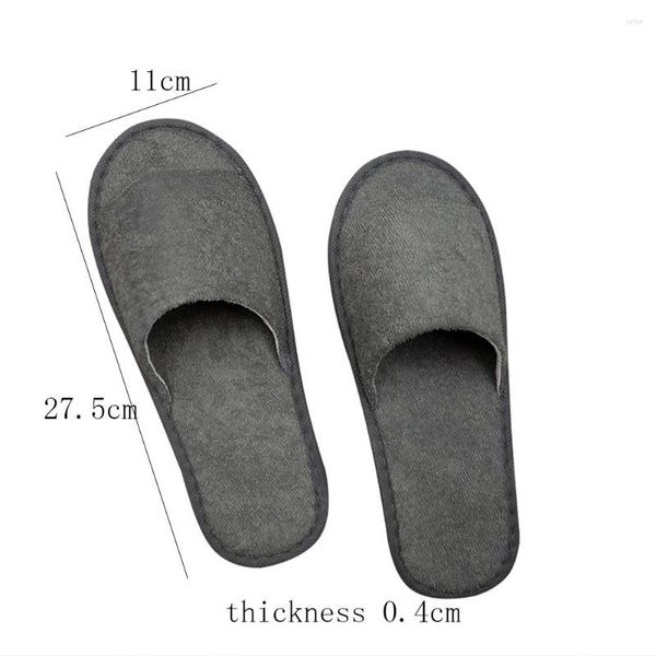 Slippers 1 par de um par da festa do Slipper Slippery Disselable Home Homeds Use Men Women Unisisex Fechado Toe Shoes Salon Homestay