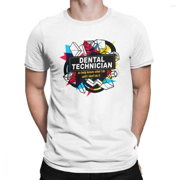 T-shirt da uomo Odontotecnico No Body Knows Camicia Dentista Divertente T-shirt a maniche corte in cotone Girocollo Umorismo T-shirt Top Taglie forti