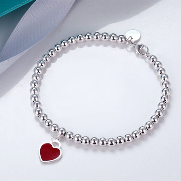 925 Fashion Sterling Silver Designer Bracelet Jóias DIY para mulheres Presente 2023