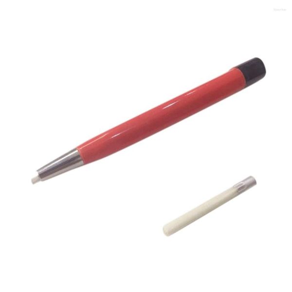 Relógios kits de reparo Remoção de ferrugem escova de caneta fibra de vidro Polimento de arranhões Ferramenta de ferramenta com recarga