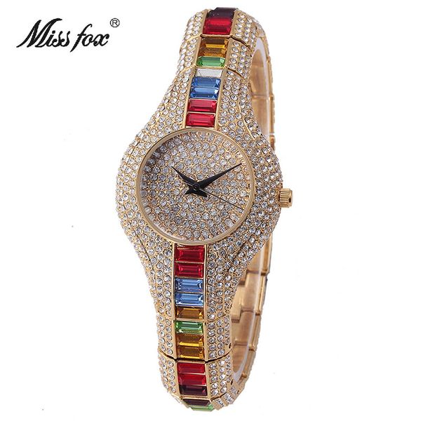 Orologi da donna Miss Austria Crystal Women Quartz Orologio da donna di lusso in oro con bracciale per orologio da donna Montre Femme 230524