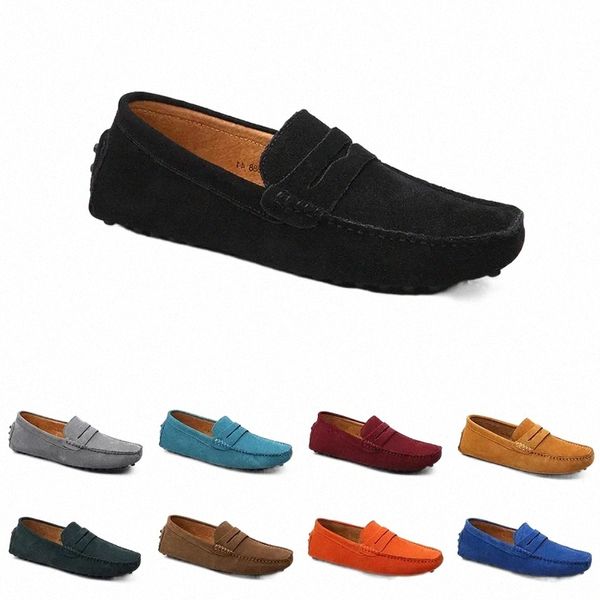 Men Sapatos casuais Alpargelas Ocean Marinha de vinho bronzeado Taupe Taupe Green Céu azul Borgonha Borgonha Bordeaux Mens tênis ao ar livre Caminhando sessenta Q13p#