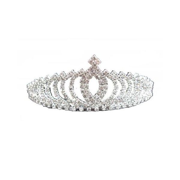 Tiaras Crystal Rhinestone Жемчужная повязка на голову Свадебная свадебная сережная вечеринка для волос для волос девушки для девочек тиара