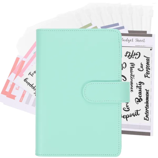 Confezioni regalo Budget Book Budgeting Loose Leaf Binder Schedules Sheet Notebook