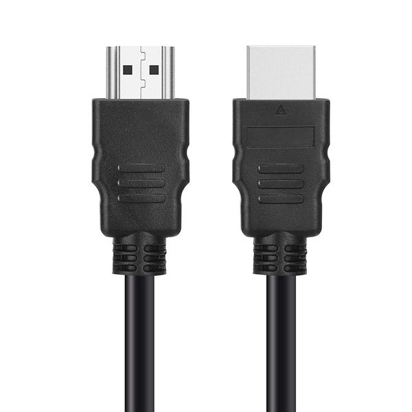 Günstiges, individuelles, 1 m langes, schwarzes Hochgeschwindigkeits-3D-4K-geflochtenes HDMI-V1.4-Kabel (männlich auf männlich) zum Anschließen einer Computer-TV-Box für zu Hause