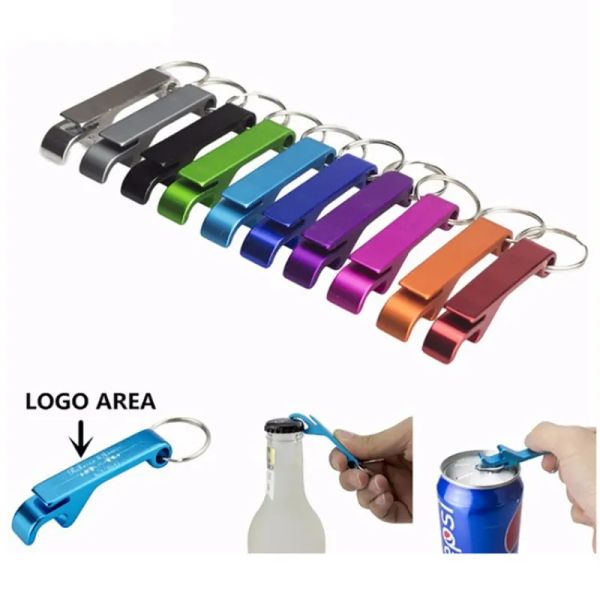 Pocket Key Chain Beer Bottle Abrder Bar Bar Small Beverage Keychain Ring pode fazer logotipo simples
