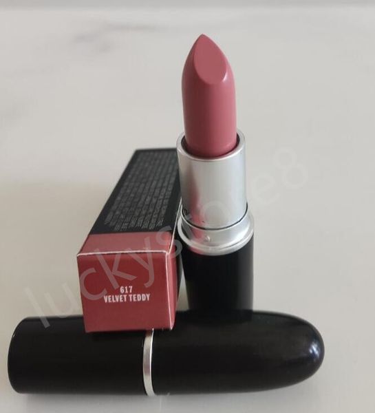 M Brand Velvet Teddy Batom Matte Rouge A Levres Lipstick com Números de Série Tubo de Alumínio por atacado