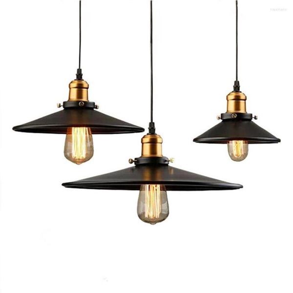 Pendelleuchten E27 Edison Glühbirne Leuchte Nordic Vintage Lampe Luminarias Innenbeleuchtung Retro Lichter für Restaurants