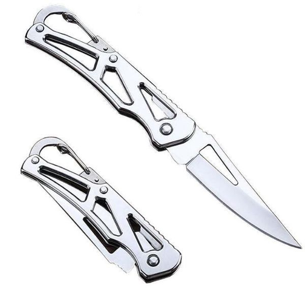 Coltello da tasca pieghevole portatile promozionale Mini coltello da campeggio in acciaio inossidabile Coltello portachiavi EDC Coltelli regalo economici