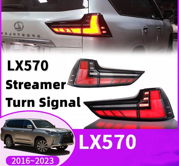 Fanale posteriore per auto per Lexus LX570 20 16-20 22 Indicatori di direzione da corsa Luce freno retromarcia posteriore Sostituzione luce da lavoro a LED