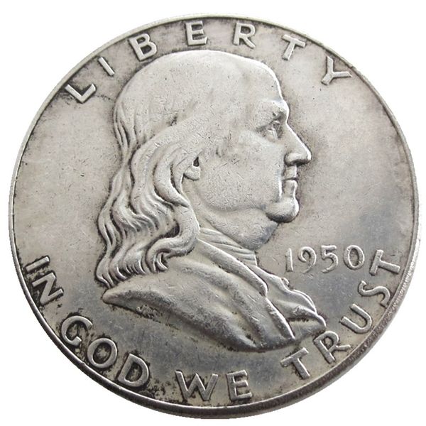 US 1950 P/D Franklin Half Dollar versilberte Kopiermünzen