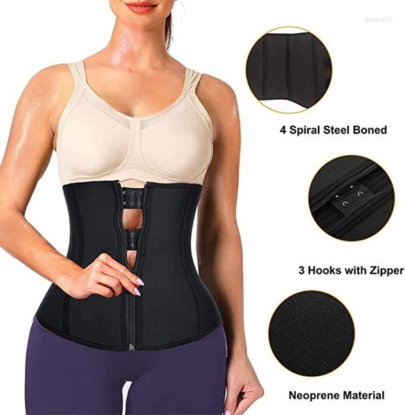 Damen Shapers Schweißgürtel Gewichtsverlust Neopren Taillentrainer Body Shaper Korsett Abnehmen Bauchscheide Frauen Bauchtrimmer Cincher Sport