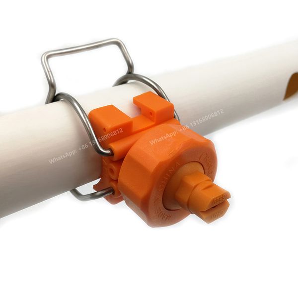 Bico de spray de spray único ajustável ventilador plano de spray de spray de spray completo de clipe de bola ilhó