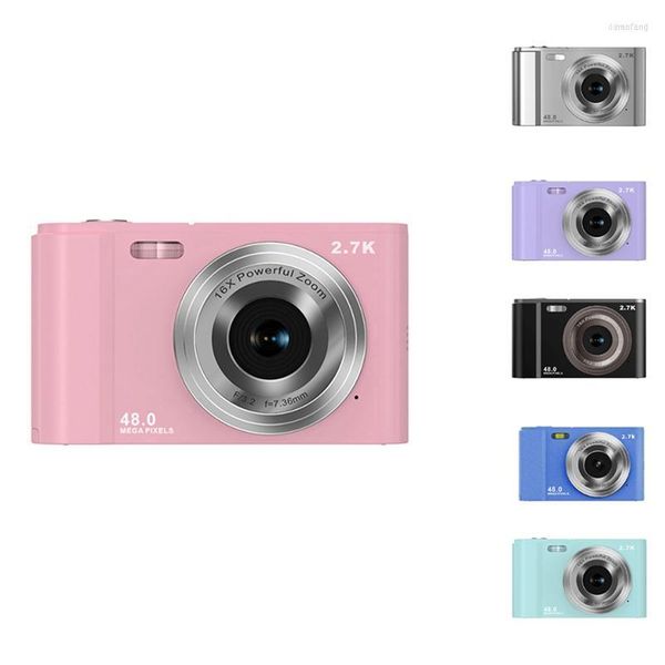 Fotocamere digitali Fotocamera 2.7K HD 48MP Vlogging con zoom 16X Adatto a bambini e adolescenti