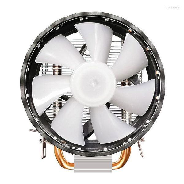 Ventiladores de refrigeração do computador 120mm CPU Torre do radiador duplo tubo de cobre fã silencioso fã Intel LGA 775 1366 115x 1200 AMD 754 AM2