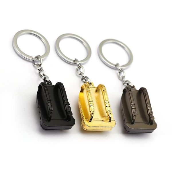 Keychains PUBG LOGO Nível 3 Modelo de mochila charme Correntes -chave Playerunknowns Battlegrounds liga de zinco Men 3D Presente de lembrança de chaveiro