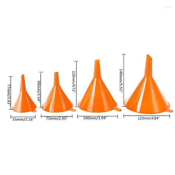 4pcs Пластиковые воронки, установленные для автомобильного нефтяного газа и жидкости Автоматической кухни, вывод функции Dropship